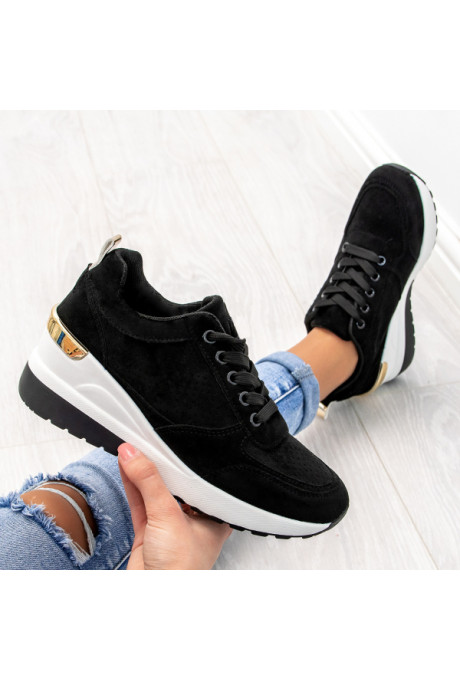 Czarne Sneakersy / Buty Sportowe