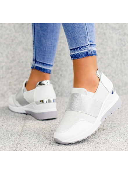 Białe Buty Sportowe Sneakersy Lucy
