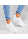 Białe Buty Sportowe Sneakersy Ifigenia
